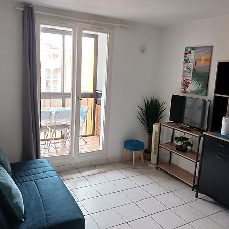 Appartement Vue Mer, Acces Direct Plage, Parking Privatif Le Barcarès Eksteriør billede